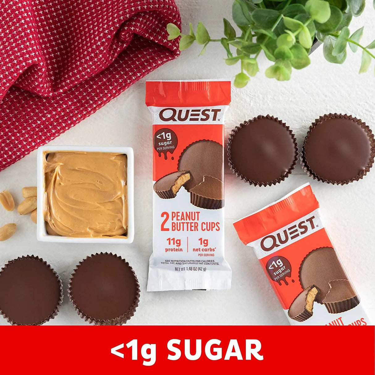 QUEST NUTRITION - Quest Nutrition High Protein Low Carb Keto Friendly Peanut Butter Cups 12 Piezas 17.76Oz. - The Red Vitamin MX - Suplementos Alimenticios - {{ shop.shopifyCountryName }}