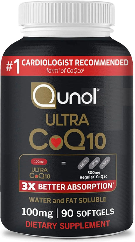 QUNOL - Qunol Ultra CoQ10 100Mg. 120 Capsulas Blandas - The Red Vitamin MX - Suplementos Alimenticios - {{ shop.shopifyCountryName }}