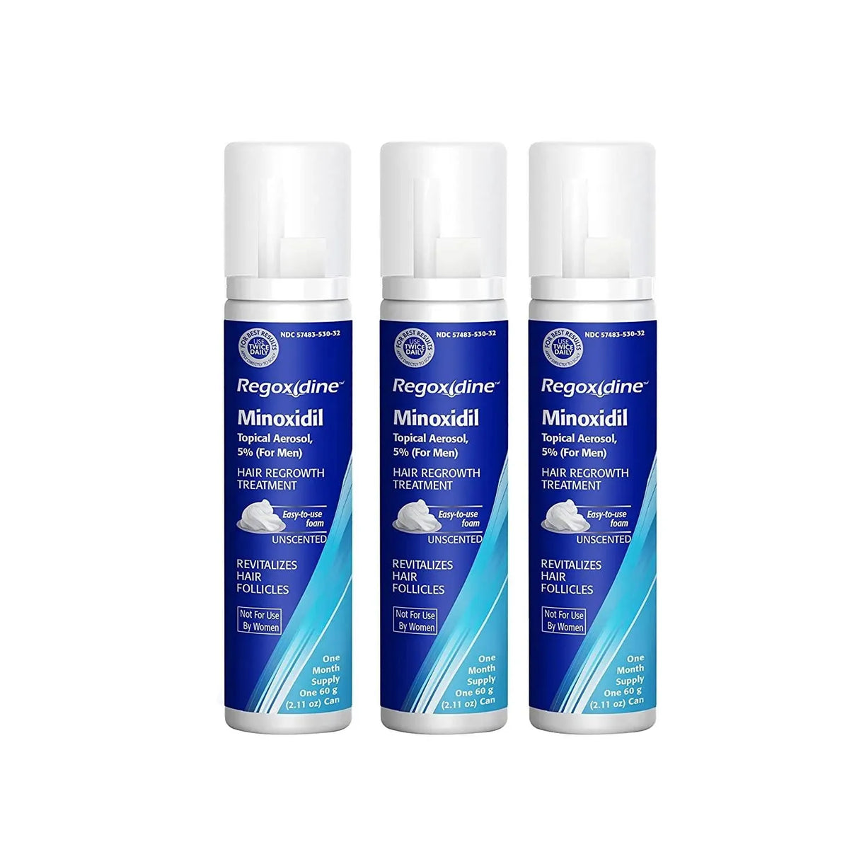 REGOXIDINE - Regoxidine Men's 5% Minoxidil Foam Suministro 3 Meses - The Red Vitamin MX - Crecimiento De Cabello - {{ shop.shopifyCountryName }}