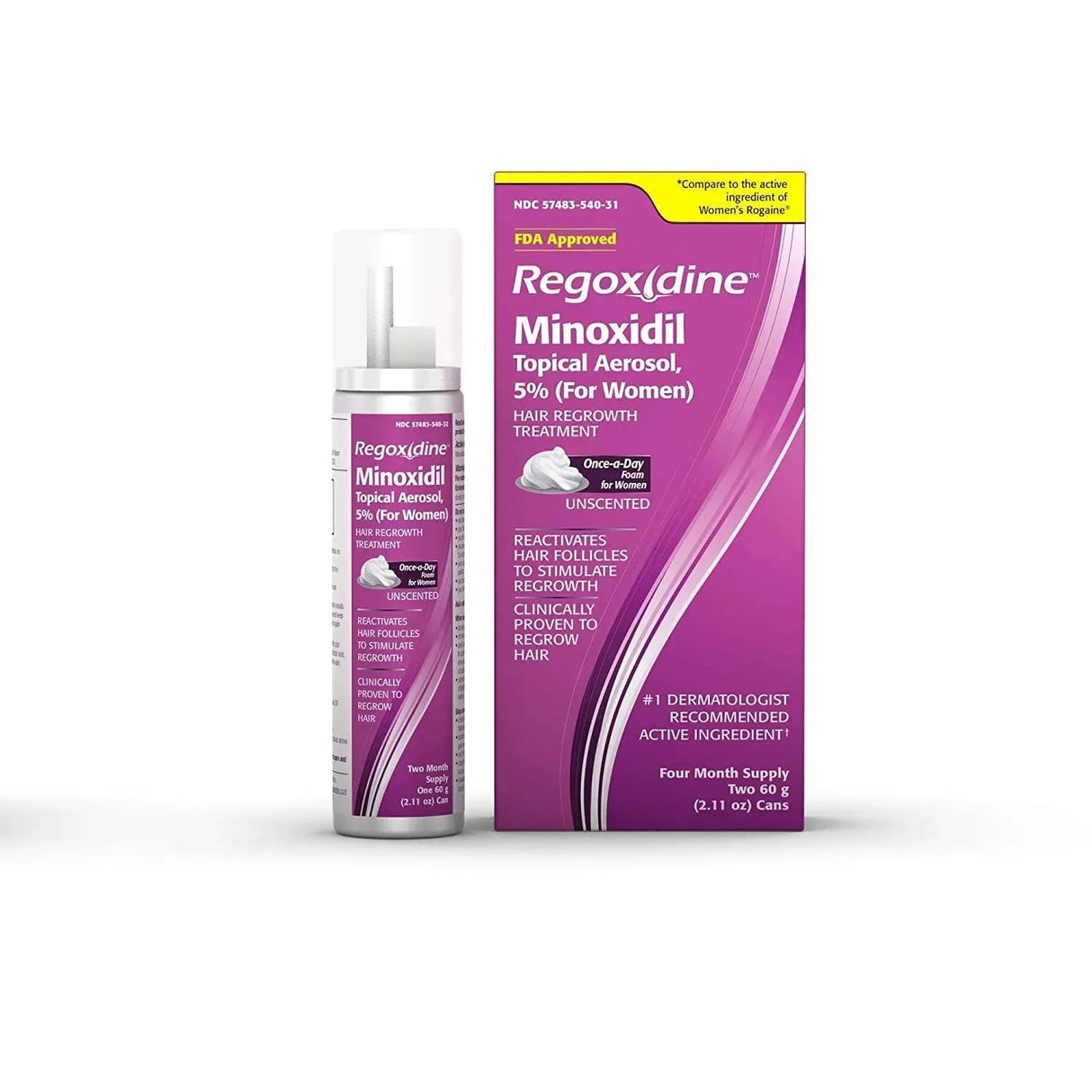 REGOXIDINE - Regoxidine Women's 5% Minoxidil Foam Suministro 4 Meses - The Red Vitamin MX - Crecimiento De Cabello - {{ shop.shopifyCountryName }}