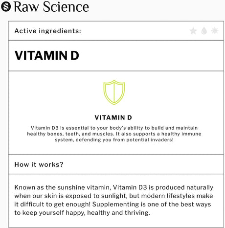 S RAW SCIENCE - S Raw Science Vitamin D3 Liquid Drops for Faster Absorption 10,000IU 2Oz. - The Red Vitamin MX - Suplementos Alimenticios - {{ shop.shopifyCountryName }}