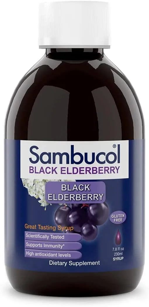 SAMBUCOL - Sambucol Black Elderberry Jarabe 7.8Oz. - The Red Vitamin MX - Suplementos Alimenticios - {{ shop.shopifyCountryName }}