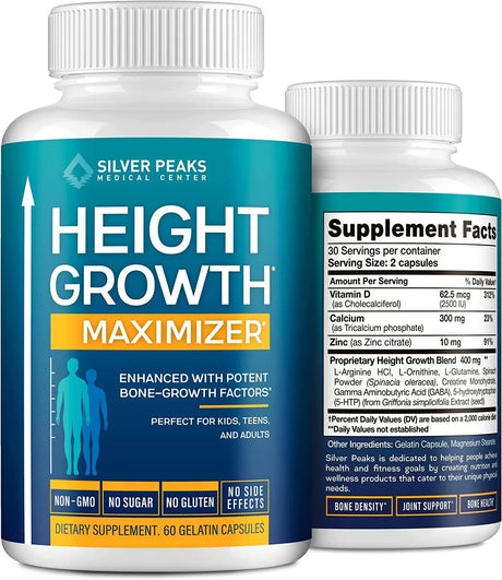 SILVERPEAKS - Silver Peaks Height Growth Maximizer 60 Capsulas - The Red Vitamin MX - Suplementos Alimenticios - {{ shop.shopifyCountryName }}