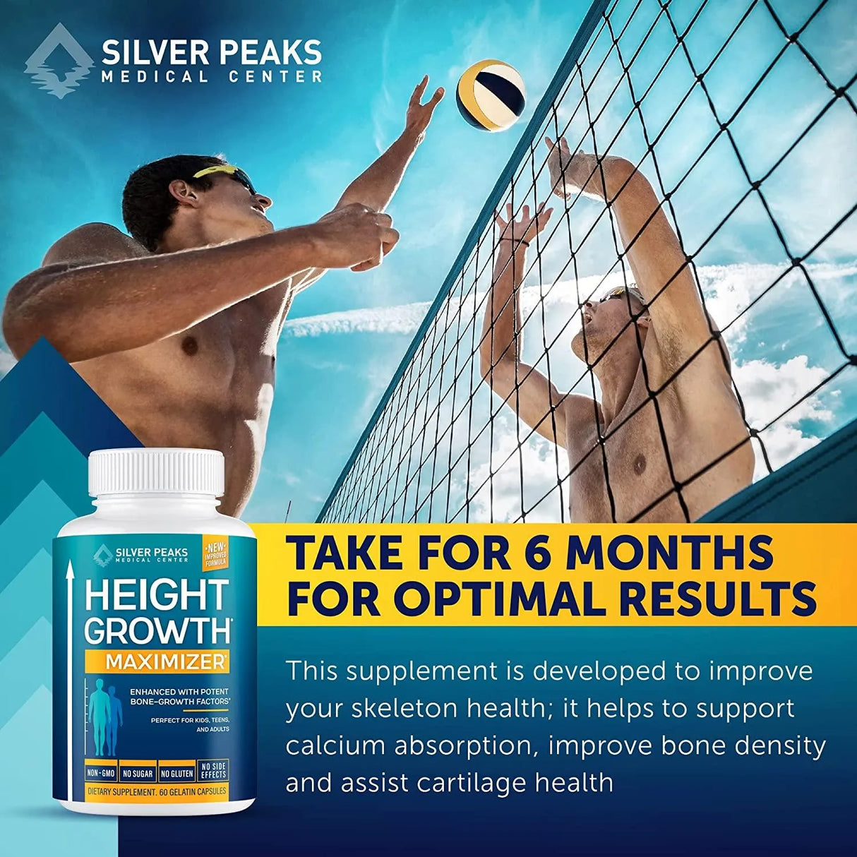 SILVERPEAKS - Silver Peaks Height Growth Maximizer 60 Capsulas - The Red Vitamin MX - Suplementos Alimenticios - {{ shop.shopifyCountryName }}