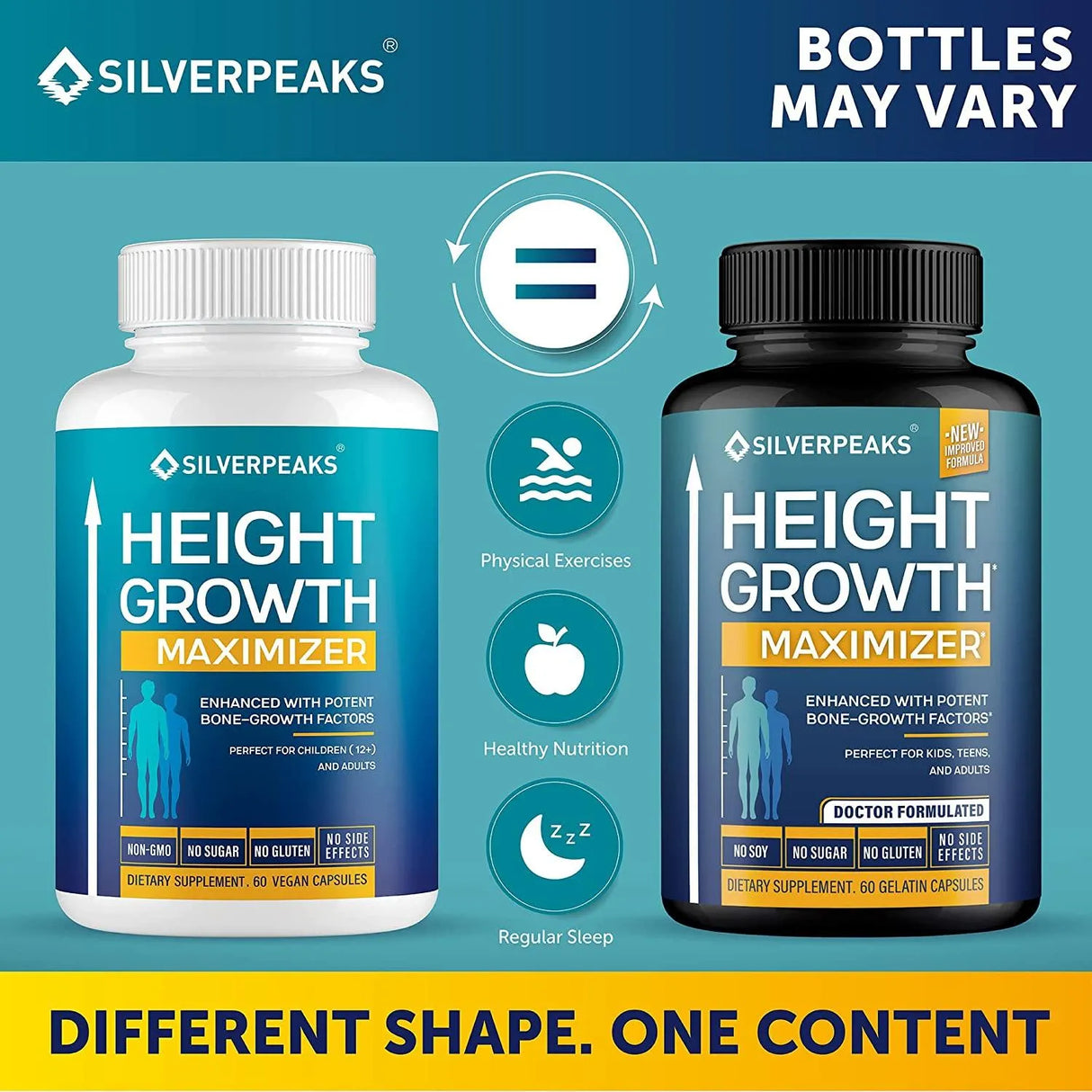 SILVERPEAKS - Silver Peaks Height Growth Maximizer Nueva Formula 60 Capsulas - The Red Vitamin MX - Suplementos Alimenticios - {{ shop.shopifyCountryName }}