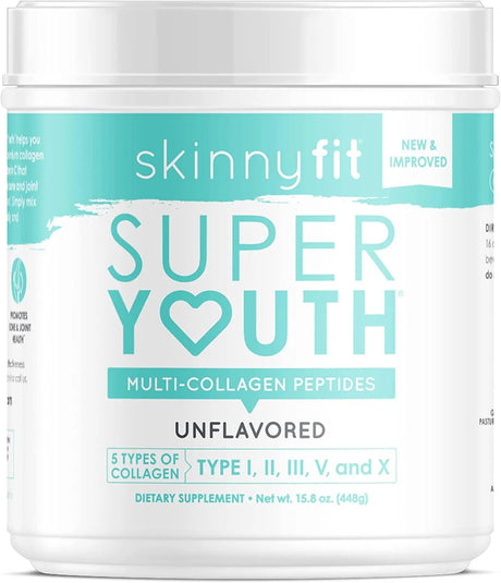 SKINNYFIT - SkinnyFit Super Youth Multi-Collagen Peptides Plus Apple Cider Vinegar, Hyaluronic Acid, & Vitamin C 15.8Oz. - The Red Vitamin MX - Suplementos Alimenticios - {{ shop.shopifyCountryName }}