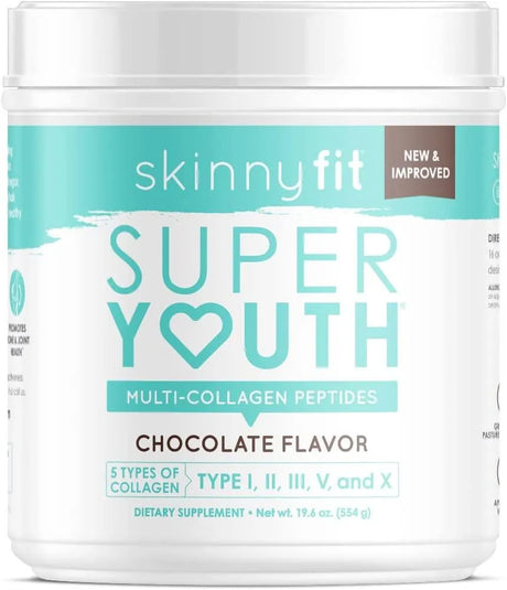 SKINNYFIT - SkinnyFit Super Youth Multi-Collagen Peptides Plus Apple Cider Vinegar, Hyaluronic Acid, & Vitamin C 15.8Oz. - The Red Vitamin MX - Suplementos Alimenticios - {{ shop.shopifyCountryName }}