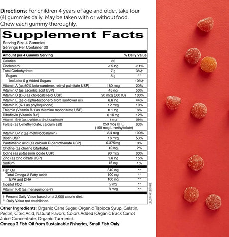 SMARTYPANTS - SmartyPants Kids Formula Daily Vitamins 120 Gomitas - The Red Vitamin MX - Suplementos Alimenticios - {{ shop.shopifyCountryName }}