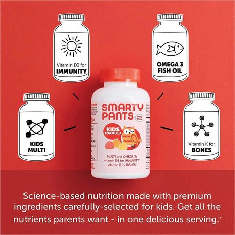SMARTYPANTS - SmartyPants Kids Formula Daily Vitamins 120 Gomitas - The Red Vitamin MX - Suplementos Alimenticios - {{ shop.shopifyCountryName }}
