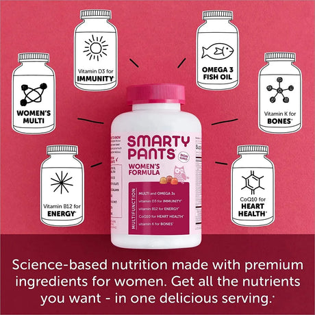 SMARTYPANTS - SmartyPants Women's Multivitamin 180 Capsulas Blandas - The Red Vitamin MX - Suplementos Alimenticios - {{ shop.shopifyCountryName }}