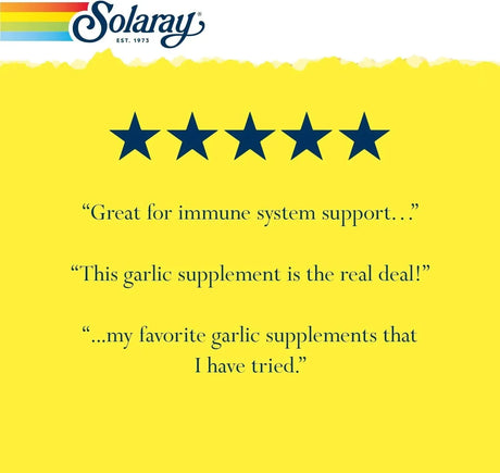 SOLARAY - Solaray Garlic 600Mg. 100 Capsulas - The Red Vitamin MX - Suplementos Alimenticios - {{ shop.shopifyCountryName }}