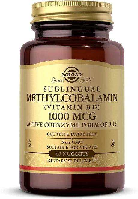 SOLGAR - Solgar Methylcobalamin B12 1000Mcg. 60 Servicios - The Red Vitamin MX - Suplementos Alimenticios - {{ shop.shopifyCountryName }}