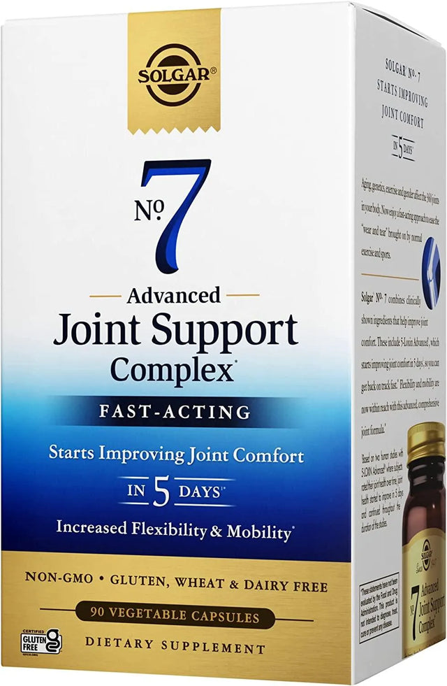 SOLGAR - Solgar No.7 Joint Support and Comfort 90 Capsulas - The Red Vitamin MX - Suplementos Alimenticios - {{ shop.shopifyCountryName }}