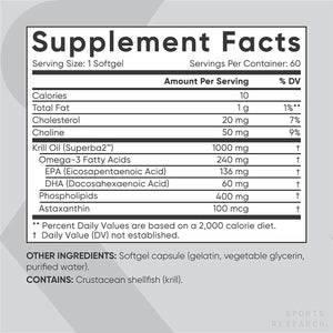 SPORTS RESEARCH - Sports Research Antarctic Krill Oil 1000Mg. 60 Capsulas Blandas - The Red Vitamin MX - Suplementos Alimenticios - {{ shop.shopifyCountryName }}