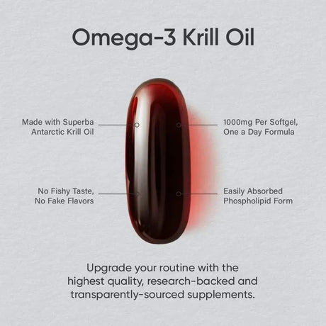 SPORTS RESEARCH - Sports Research Antarctic Krill Oil 1000Mg. 60 Capsulas Blandas - The Red Vitamin MX - Suplementos Alimenticios - {{ shop.shopifyCountryName }}