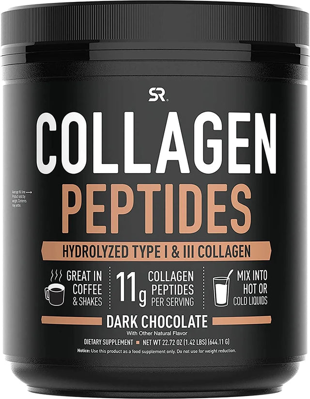 SPORTS RESEARCH - Sports Research Collagen Peptides Powder Dark Chocolate 22.72Oz. - The Red Vitamin MX - Suplementos Alimenticios - {{ shop.shopifyCountryName }}