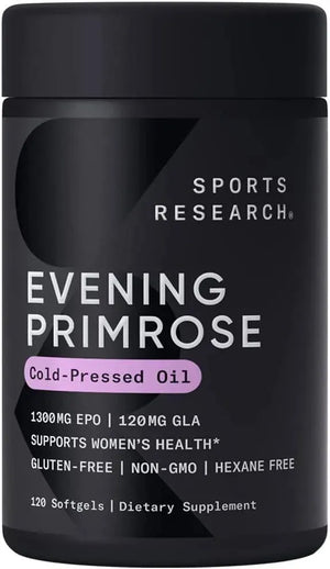 SPORTS RESEARCH - Sports Research Evening Primrose Oil 1300Mg. 120 Capsulas Blandas - The Red Vitamin MX - Suplementos Alimenticios - {{ shop.shopifyCountryName }}