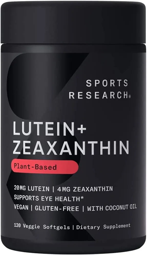 SPORTS RESEARCH - Sports Research Lutein+Zeaxanthin 20Mg. 120 Capsulas Blandas - The Red Vitamin MX - Suplementos Alimenticios - {{ shop.shopifyCountryName }}