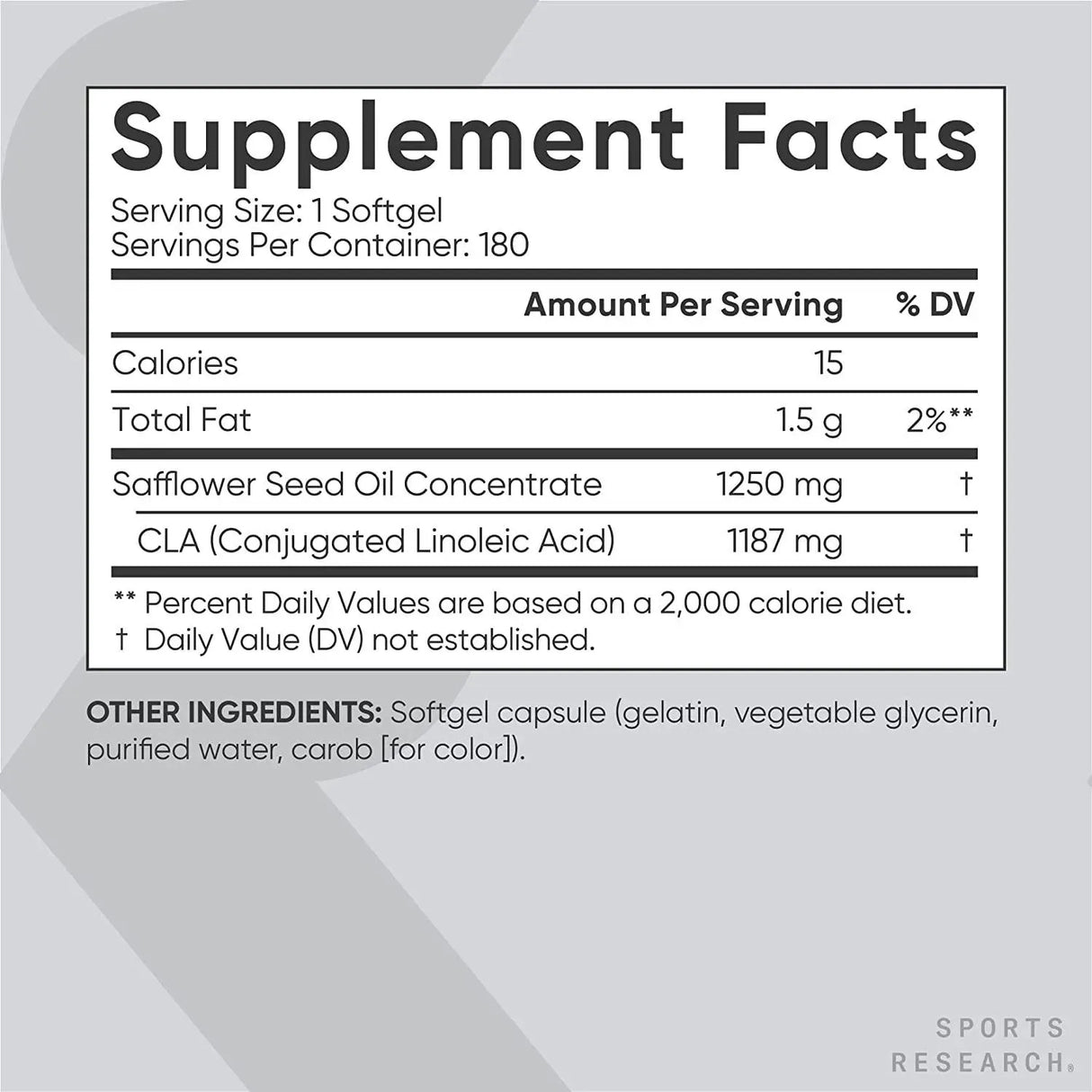 SPORTS RESEARCH - Sports Research Max Potency CLA 1250 180 Capsulas Blandas - The Red Vitamin MX - Suplementos Alimenticios - {{ shop.shopifyCountryName }}