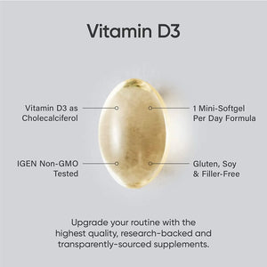 SPORTS RESEARCH - Sports Research Vitamin D3 5,000IU Enhanced with Coconut Oil 360 Mini Capsulas Blandas - The Red Vitamin MX - Suplementos Alimenticios - {{ shop.shopifyCountryName }}