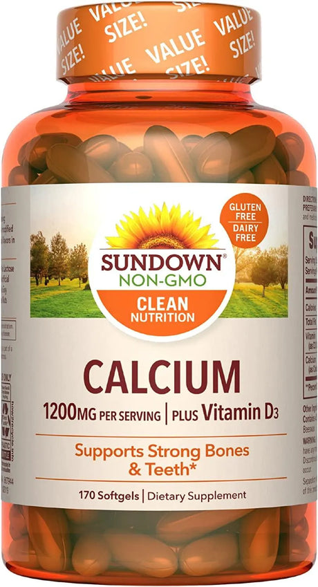 SUNDOWN - Sundown Calcium 1200Mg. Plus Vitamin D3 1000IU 170 Capsulas - The Red Vitamin MX - Suplementos Alimenticios - {{ shop.shopifyCountryName }}