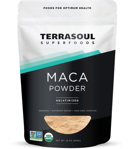 TERRASOUL SUPERFOODS - Terrasoul Superfoods Organic Gelatinized Maca Powder 16Oz. - The Red Vitamin MX - Suplementos Alimenticios - {{ shop.shopifyCountryName }}