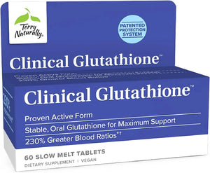 TERRY NATURALLY - Terry Naturally Clinical Glutathione 300Mg. 60 Tabletas - The Red Vitamin MX - Suplementos Alimenticios - {{ shop.shopifyCountryName }}