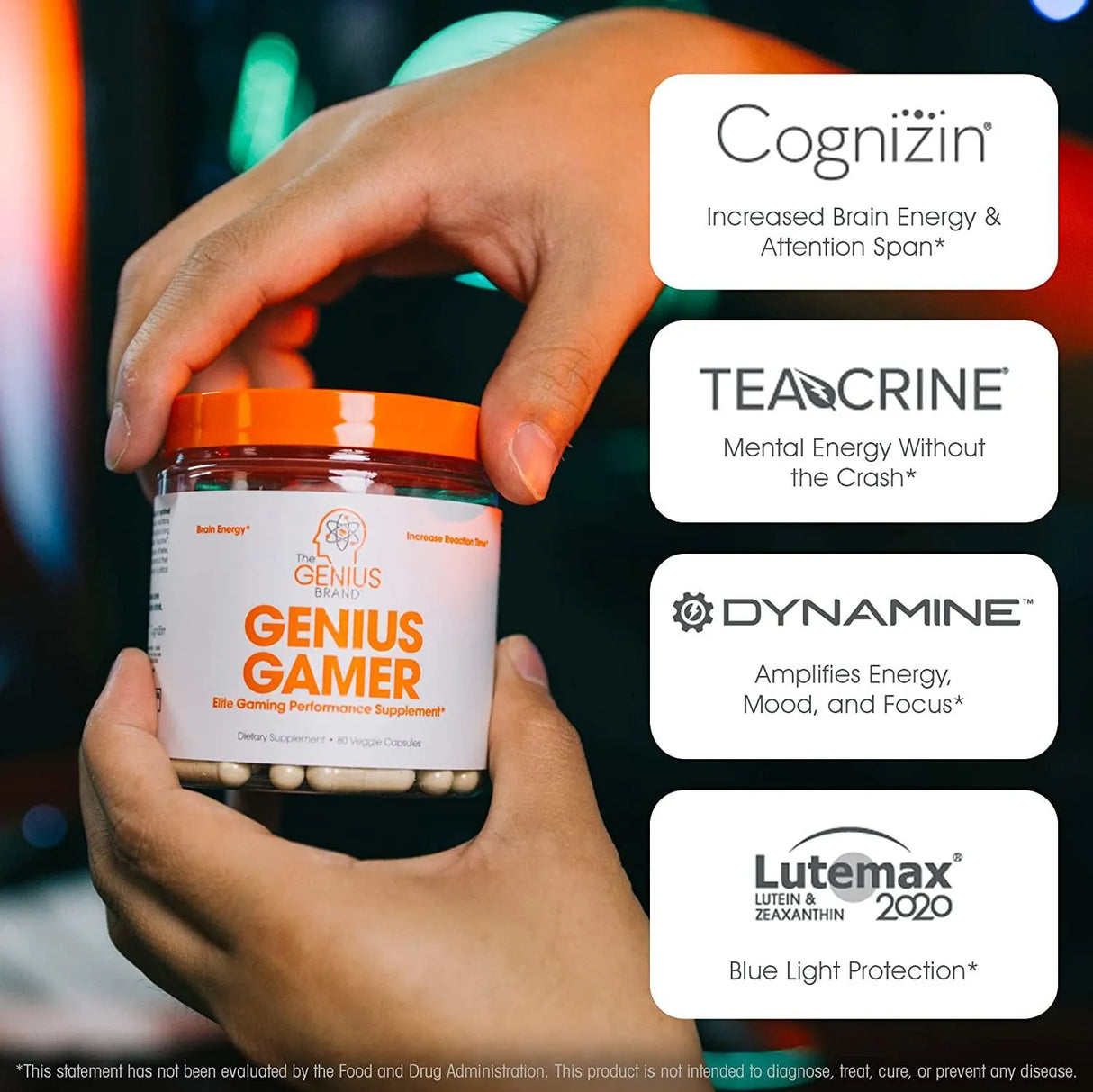 THE GENIUS BRAND - The Genius Brand Genius Gamer 80 Capsulas - The Red Vitamin MX - Suplementos Alimenticios - {{ shop.shopifyCountryName }}