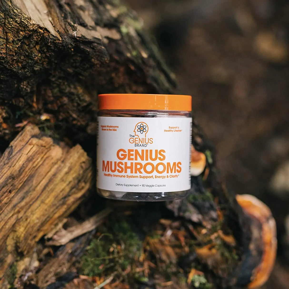 THE GENIUS BRAND - The Genius Brand Genius Mushrooms 90 Capsulas - The Red Vitamin MX - Suplementos Alimenticios - {{ shop.shopifyCountryName }}