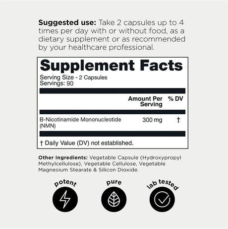 TONIIQ - Toniiq Ultra High Purity NAD 300Mg. 180 Capsulas - The Red Vitamin MX - Suplementos Alimenticios - {{ shop.shopifyCountryName }}