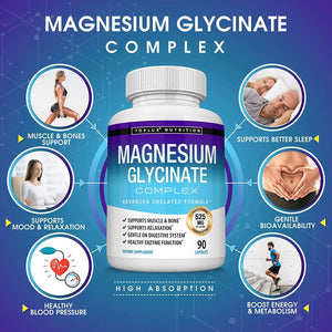 TOPLUX - Toplux Magnesium Glycinate Complex 525Mg. 90 Capsulas - The Red Vitamin MX - Suplementos Alimenticios - {{ shop.shopifyCountryName }}