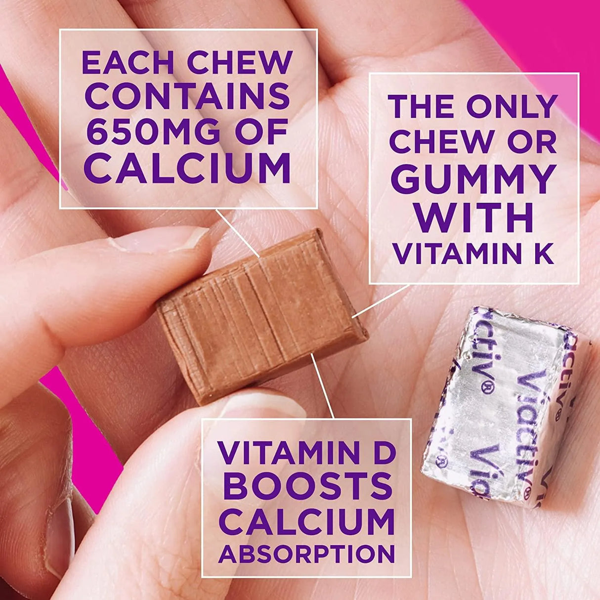 VIACTIV - Viactiv Calcium +Vitamin D3 Supplement 60 Soft Chews - The Red Vitamin MX - Suplementos Alimenticios - {{ shop.shopifyCountryName }}