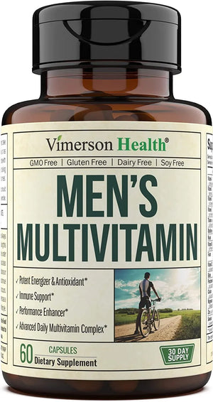 VIMERSON HEALTH - Vimerson Health Men's Multivitamin 60 Capsulas - The Red Vitamin MX - Suplementos Alimenticios - {{ shop.shopifyCountryName }}