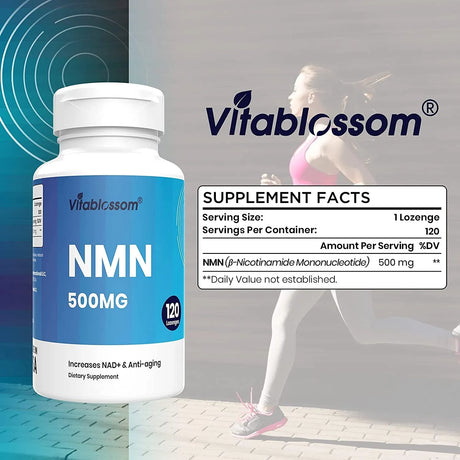 VITABLOSSOM - Vitablossom Sublingual NAD 500Mg. 120 Tabletas - The Red Vitamin MX - Suplementos Alimenticios - {{ shop.shopifyCountryName }}