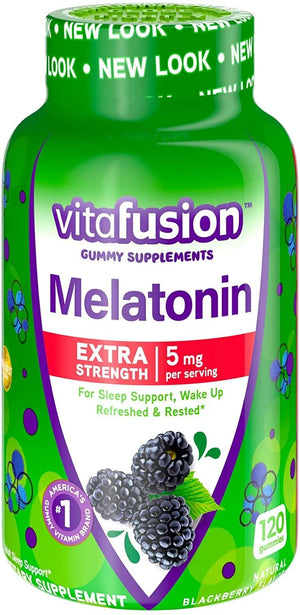 VITAFUSION - Vitafusion Extra Strength Melatonin Gummies 5Mg. 120 Gomitas - The Red Vitamin MX - Suplementos Alimenticios - {{ shop.shopifyCountryName }}