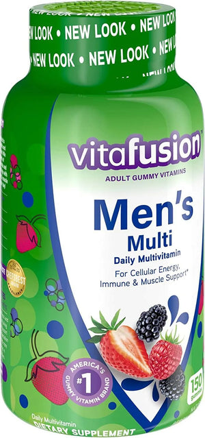 VITAFUSION - Vitafusion Men's Gummy Vitamins 150 Gomitas - The Red Vitamin MX - Suplementos Alimenticios - {{ shop.shopifyCountryName }}