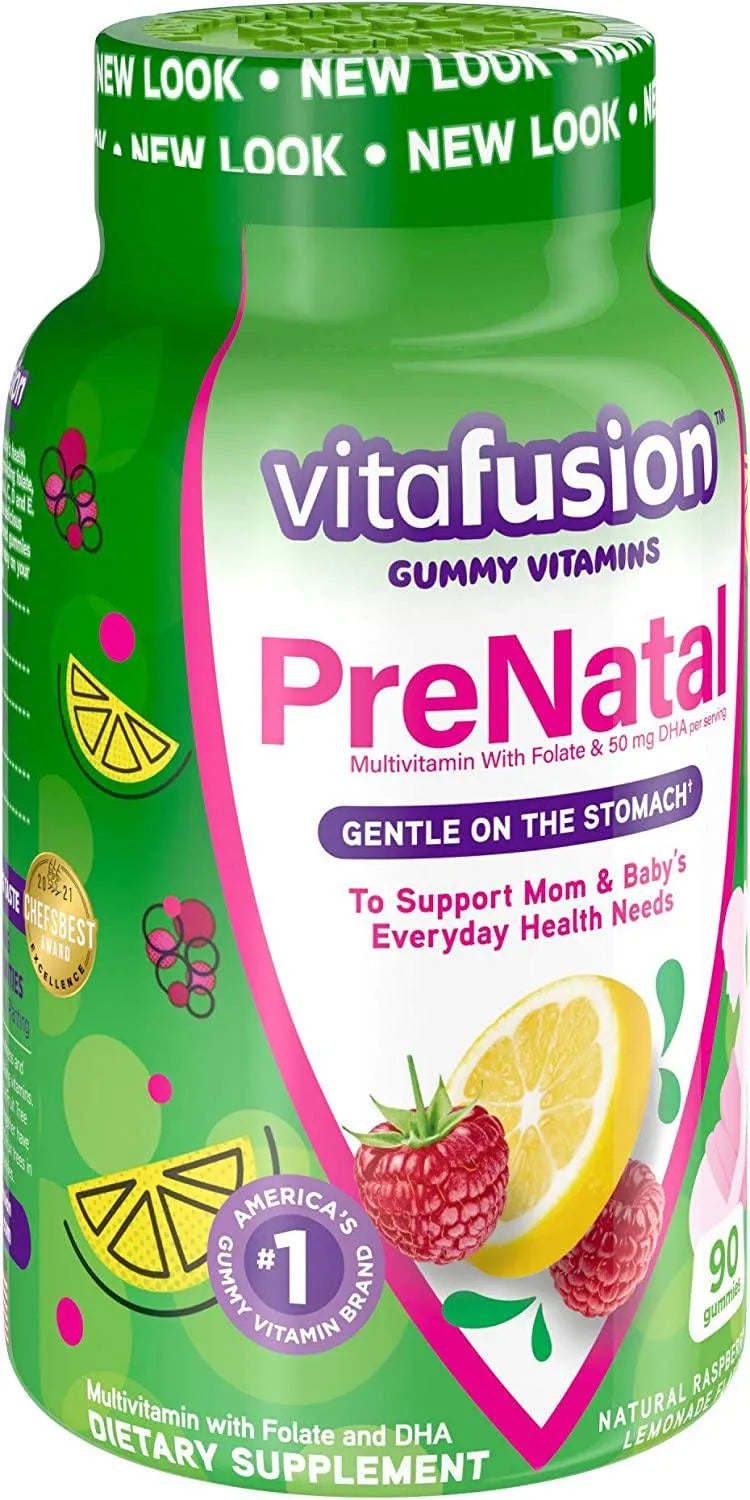 VITAFUSION - Vitafusion Prenatal Vitamins 90 Gomitas - The Red Vitamin MX - Suplementos Alimenticios - {{ shop.shopifyCountryName }}