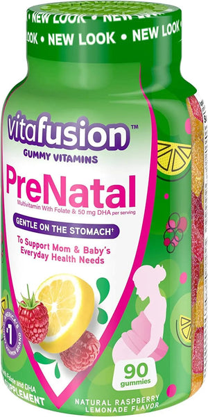 VITAFUSION - Vitafusion Prenatal Vitamins 90 Gomitas - The Red Vitamin MX - Suplementos Alimenticios - {{ shop.shopifyCountryName }}