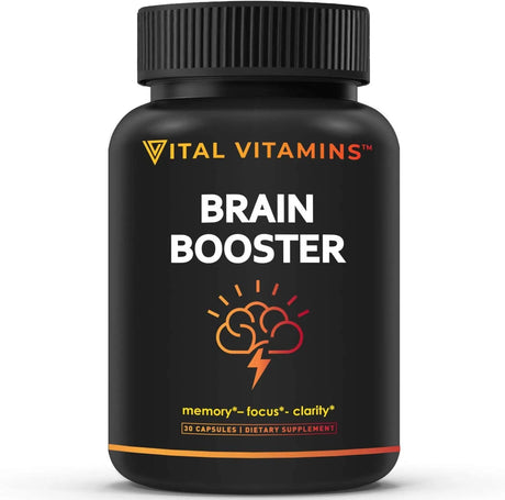 VITAL VITAMINS - Vital Vitamins Brain Booster 30 Capsulas - The Red Vitamin MX - Suplementos Alimenticios - {{ shop.shopifyCountryName }}