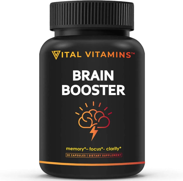 VITAL VITAMINS - Vital Vitamins Brain Booster 30 Capsulas - The Red Vitamin MX - Suplementos Alimenticios - {{ shop.shopifyCountryName }}