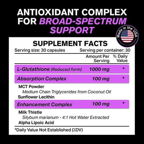 VITARAW - VitaRaw Glutathione 1000Mg. 120 Capsulas - The Red Vitamin MX - Suplementos Alimenticios - {{ shop.shopifyCountryName }}