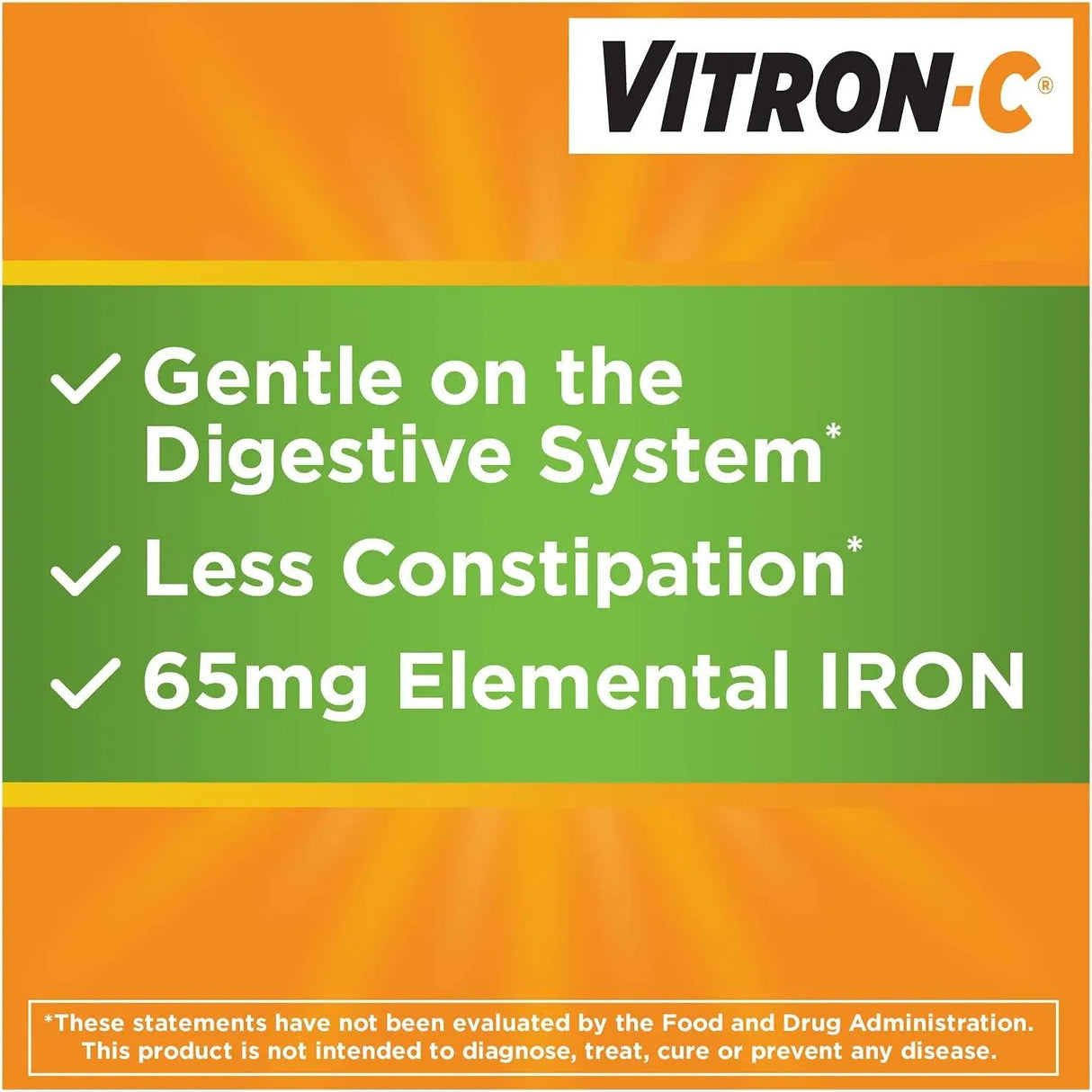 VITRON-C - Vitron-C High Potency Iron 60 Tabletas - The Red Vitamin MX - Suplementos Alimenticios - {{ shop.shopifyCountryName }}