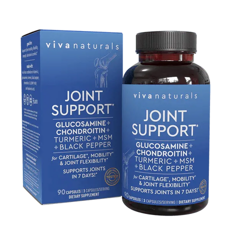 VIVA NATURALS - Viva Naturals Joint Support 90 Capsulas - The Red Vitamin MX - Suplementos Alimenticios - {{ shop.shopifyCountryName }}