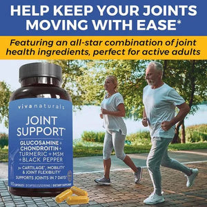 VIVA NATURALS - Viva Naturals Joint Support 90 Capsulas - The Red Vitamin MX - Suplementos Alimenticios - {{ shop.shopifyCountryName }}