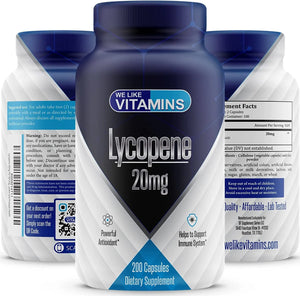 WE LIKE VITAMINS - We Like Vitamins Lycopene 20Mg. 200 Capsulas - The Red Vitamin MX - Suplementos Alimenticios - {{ shop.shopifyCountryName }}