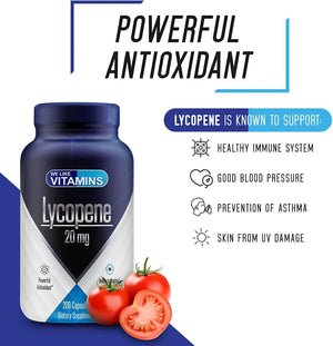 WE LIKE VITAMINS - We Like Vitamins Lycopene 20Mg. 200 Capsulas - The Red Vitamin MX - Suplementos Alimenticios - {{ shop.shopifyCountryName }}