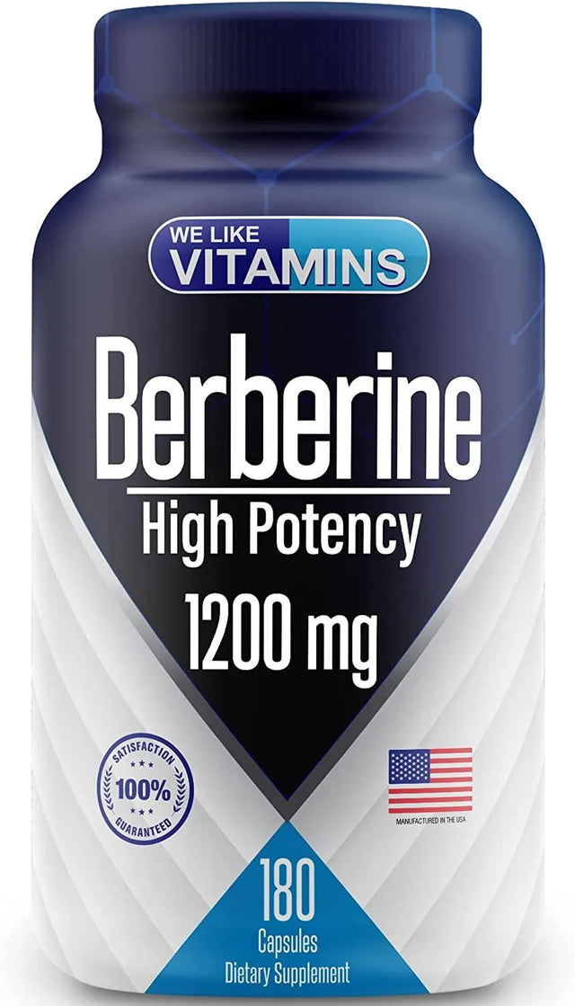 WE LIKE VITAMINS - We Like Vitamins Max Strength Berberine HCl 1200Mg. 180 Capsulas - The Red Vitamin MX - Suplementos Alimenticios - {{ shop.shopifyCountryName }}