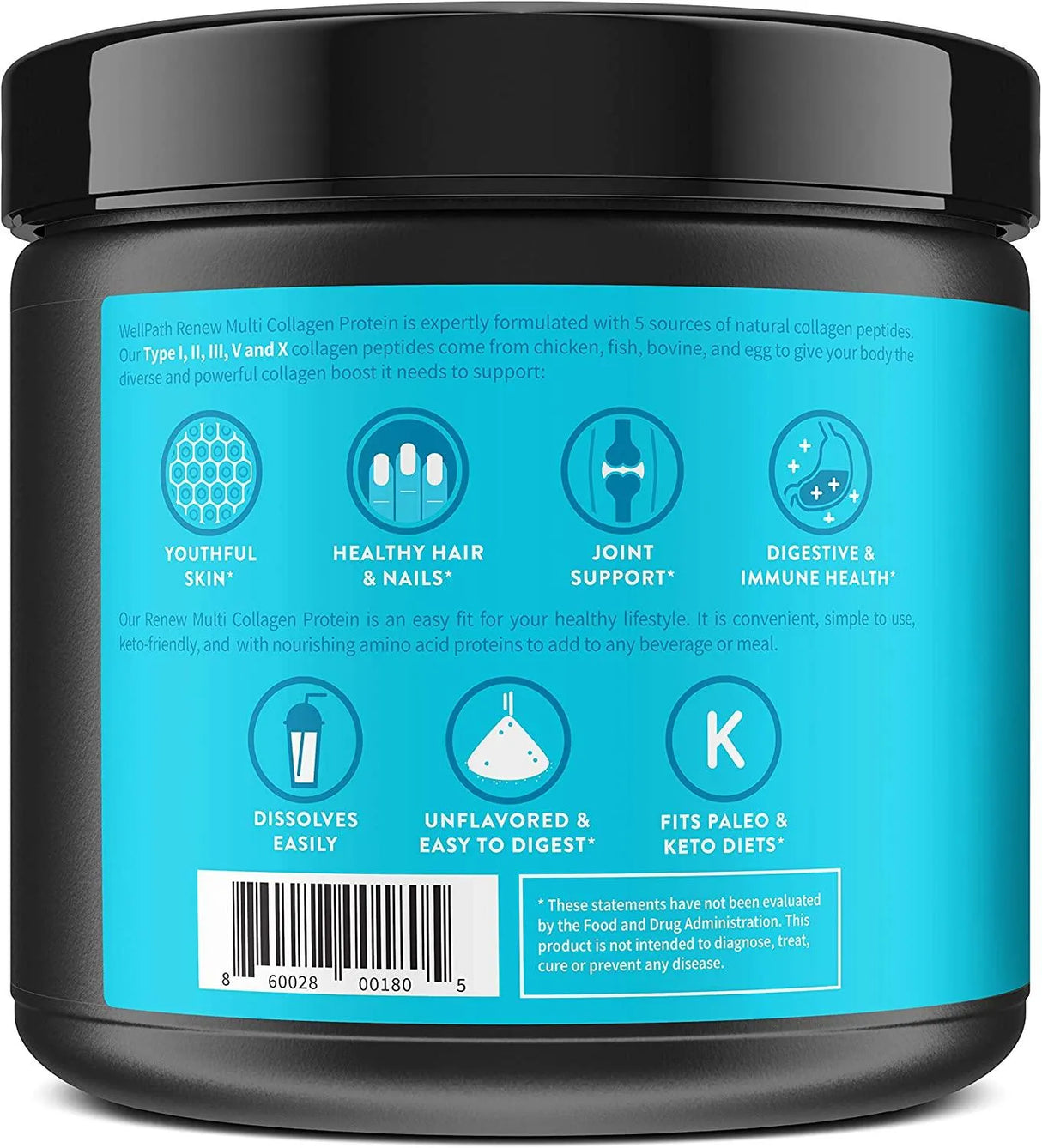 WELLPATH - Wellpath Renew Multi Collagen Protein Powder 11Oz. - The Red Vitamin MX - Suplementos Alimenticios - {{ shop.shopifyCountryName }}