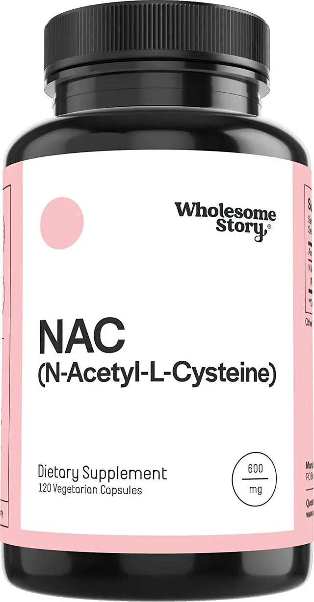 WHOLESOME STORY - Wholesome Story NAC N-Acetyl-L-Cysteine 600Mg. 120 Capsulas - The Red Vitamin MX - Suplementos Alimenticios - {{ shop.shopifyCountryName }}