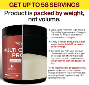 WHOLESOME WELLNESS - Wholesome Wellness Multi Collagen Protein Powder Hydrolyzed 16Oz. - The Red Vitamin MX - Suplementos Alimenticios - {{ shop.shopifyCountryName }}